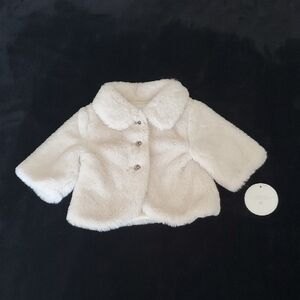 Edgehill Collection Coat, White, Size 3m